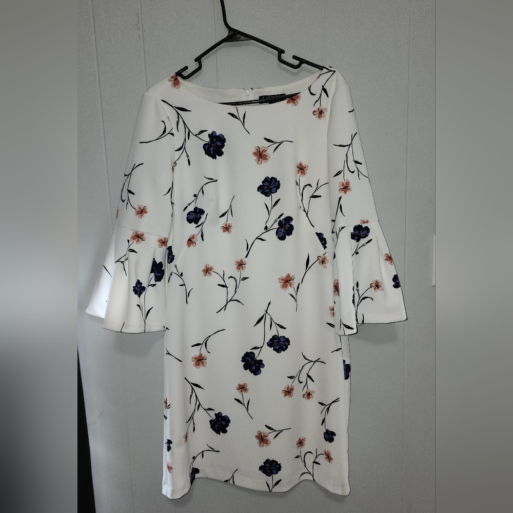 Ralph Lauren Stunning ๐ Boho Style Floral Bell Sleeve Dress - Picture 4 of 16